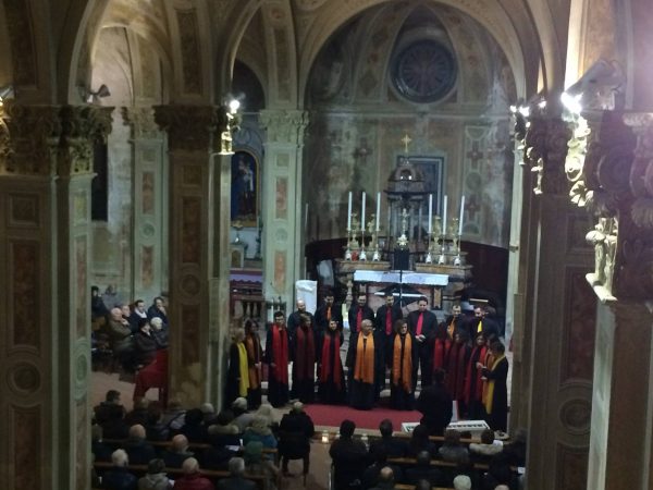 Il coro Gospel in un'edizione precedente