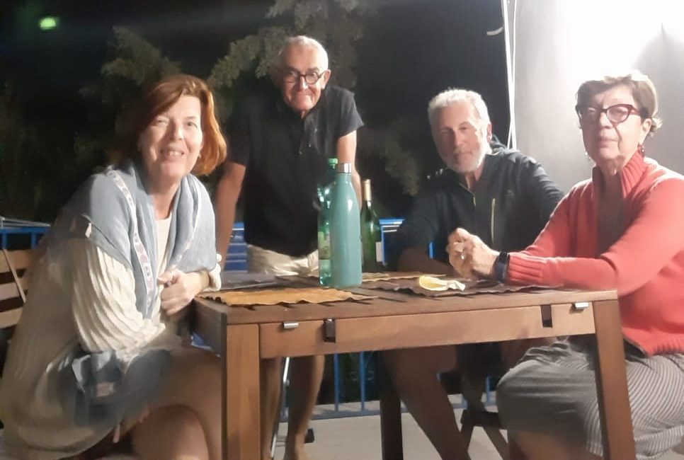 A cena con Marina e Paola