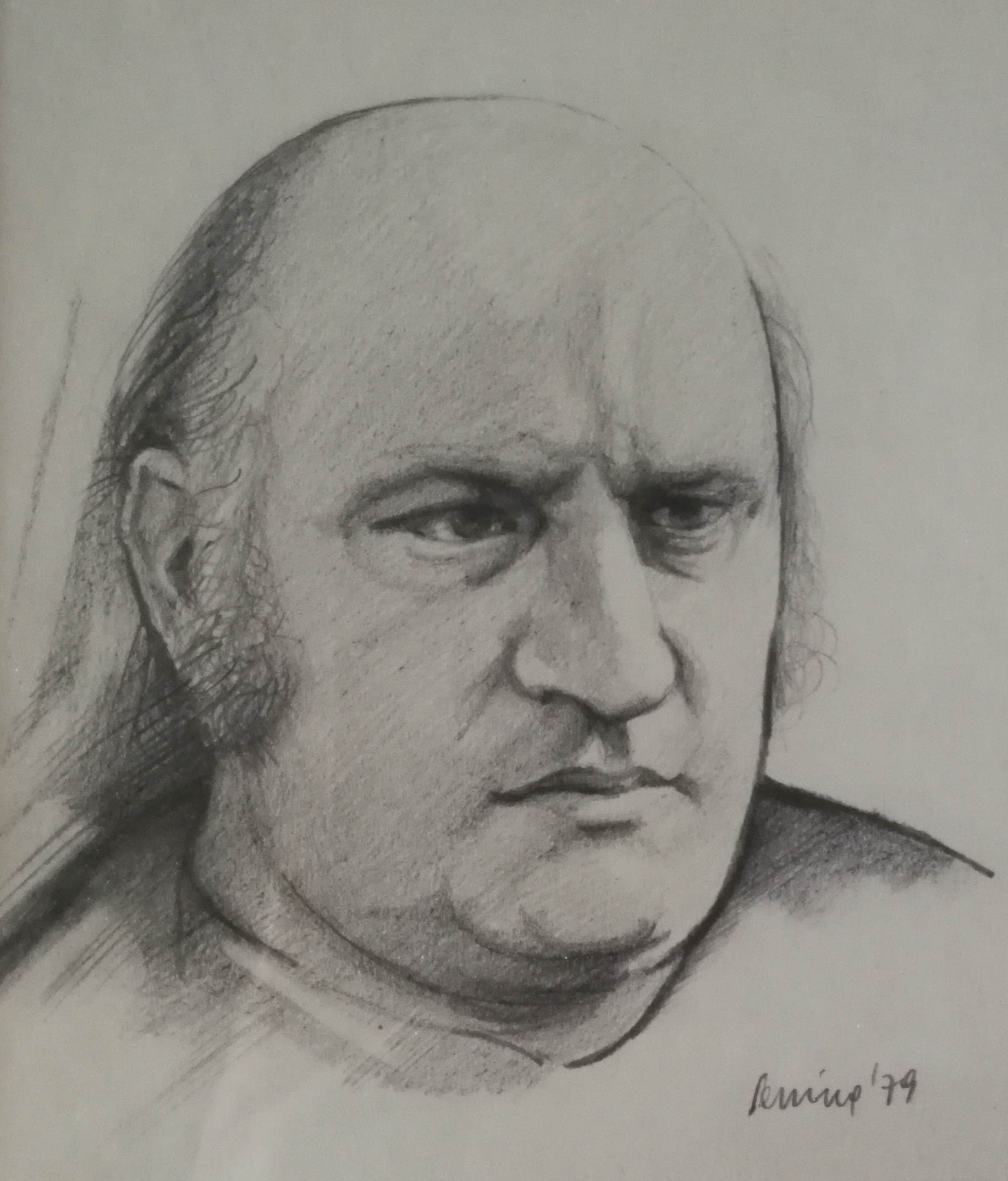 Ritratto di Don Rebuzzini a cura di Tino Pessina